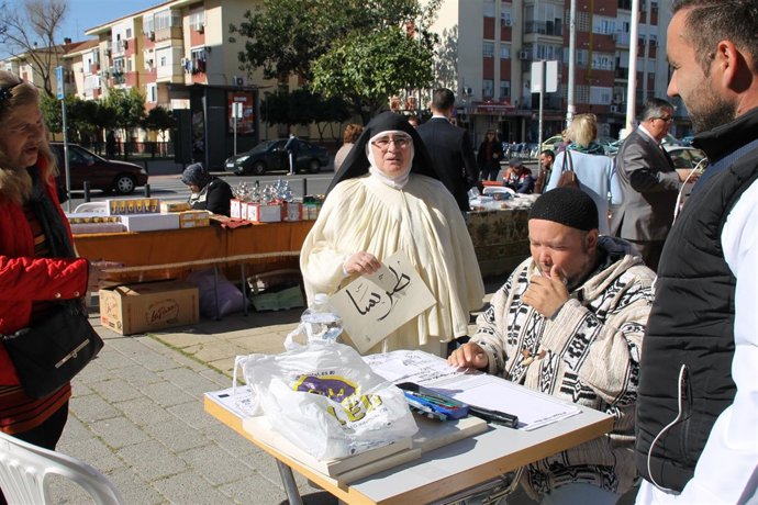 Acto de hermanamiento entre musulmanes y católicos