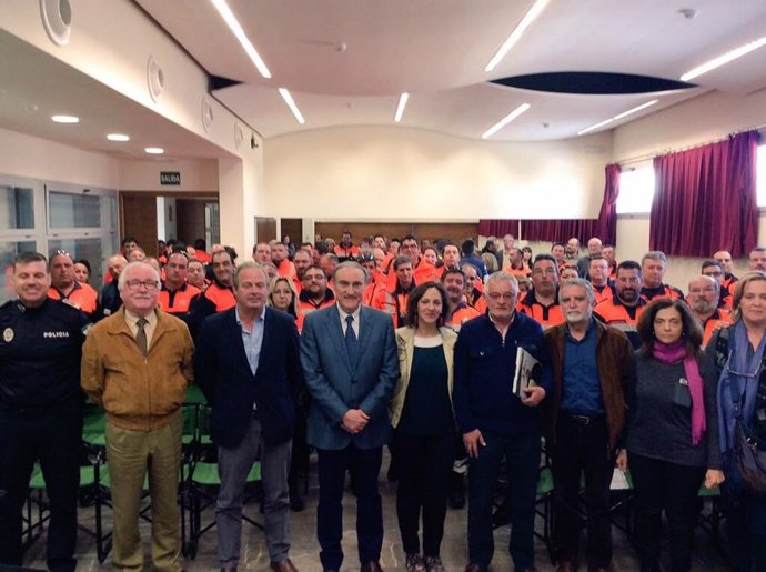 Jornada de voluntarios de Protección Civil en Palma del Río (Córdoba)