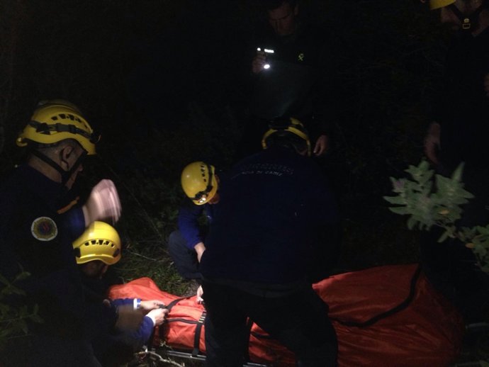 Rescate de hombre accidentado en El Bosque (Cádiz)