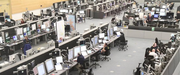 Centro de control aéreo de Prestwick (Escocia)