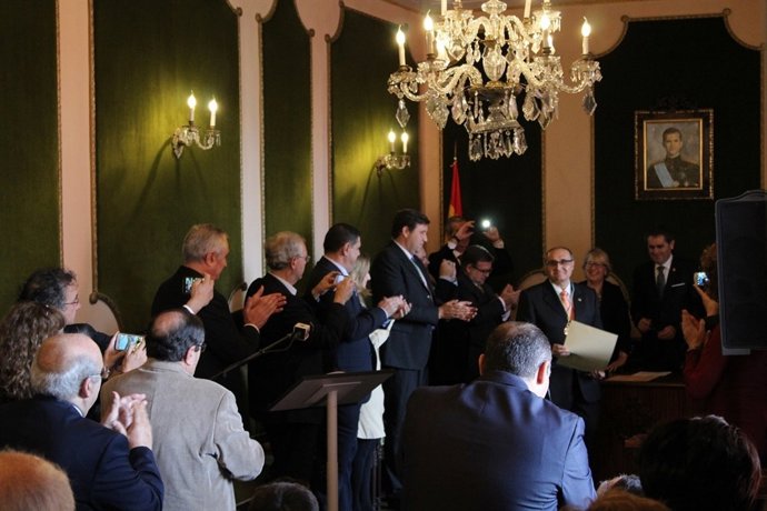 Valeriano Sánchez Ramos, nombrado académico el pasado mes de enero en Berja.