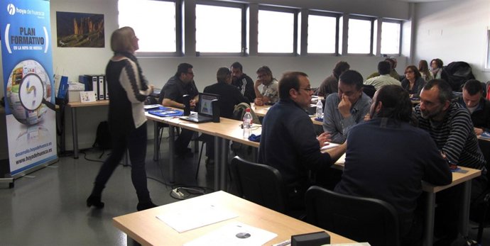 Una de las sesiones del plan formativo comarcal 