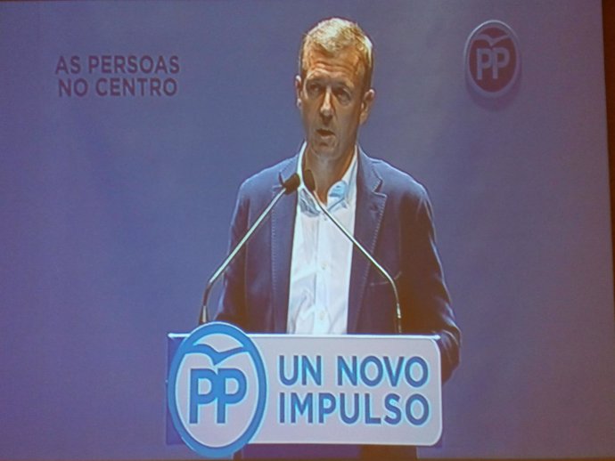 El número dos del PPdeG, Alfonso Rueda, elegido presidente del PP Pontevedrés