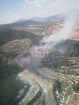 Incendio en Moixent
