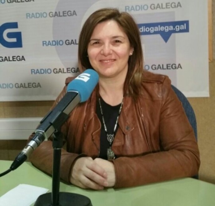 La secretaria de Organización del PSdeG, Pilar Cancela, en la Radio Galega