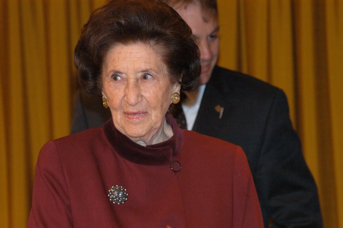 La presidenta de honor de la Fundación Carulla,  Maria Font de Carulla