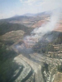 Incendio en Moixent