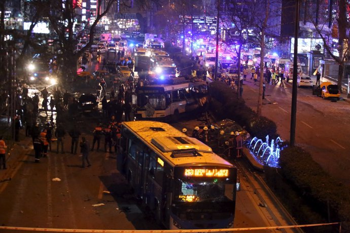 Atentado perpetrado el 13 de marzo en Ankara (Turquía)