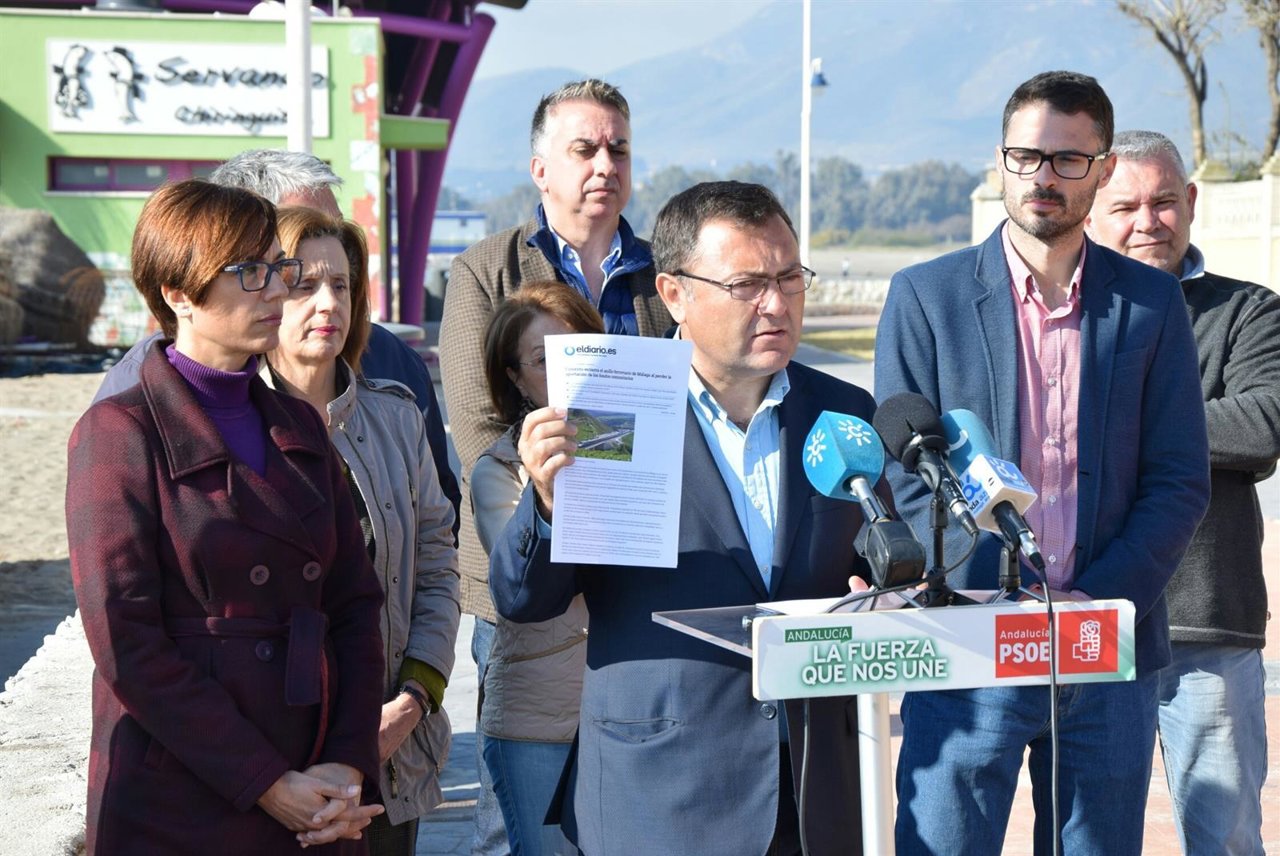 Miguel Ángel Heredia en rueda de prensa en Málaga 