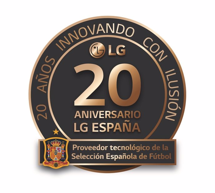 Logo 20 aniversario LG España