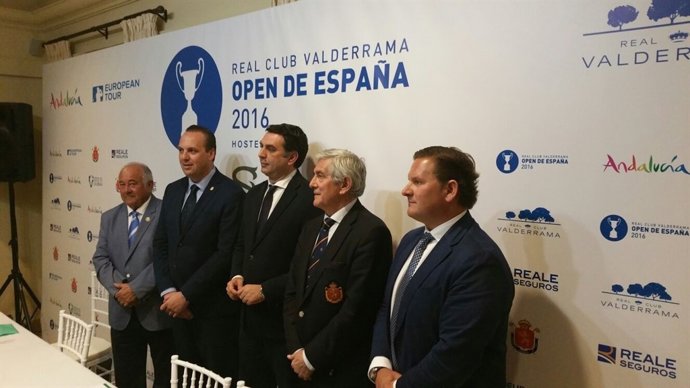 El consejero de Turismo presenta el Open de España de Golf en San Roque