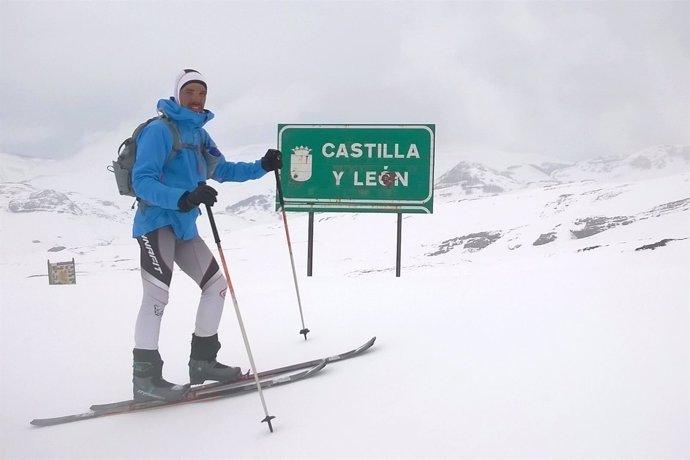 Travesía Cantabria con skis.