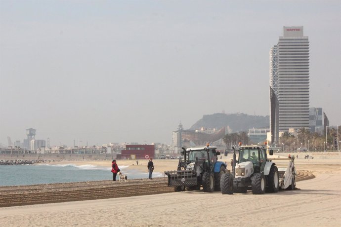 Trabajos de adecuación de playas