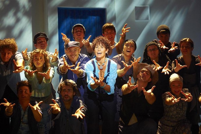 Una escena del musical 'Mamma mía'