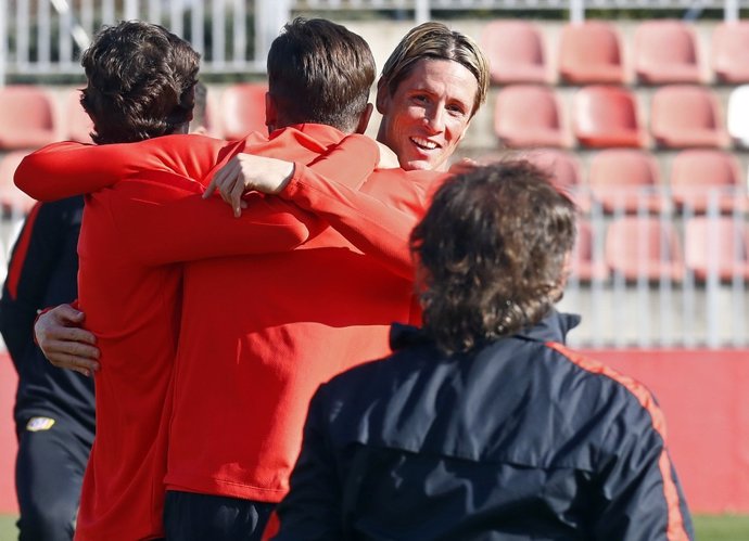 Fernando Torres entrenamiento Atlético