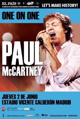 Paul McCartney actuará en España