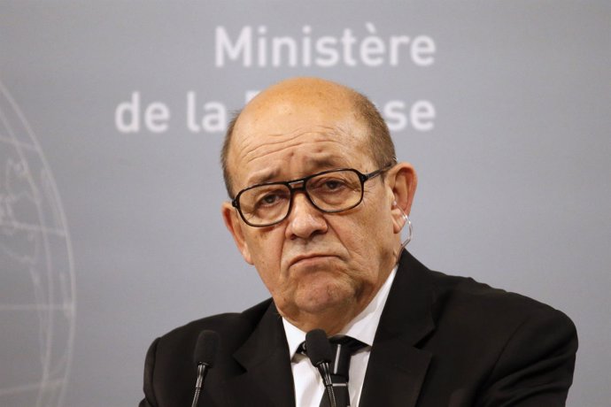 El ministro de Defensa  de Francia, Jean-Yves Le Drian
