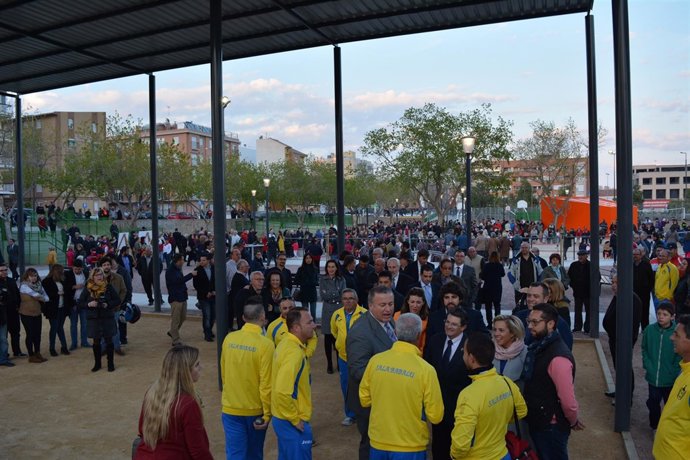 Imagen de la inauguración del barrio de San Diego