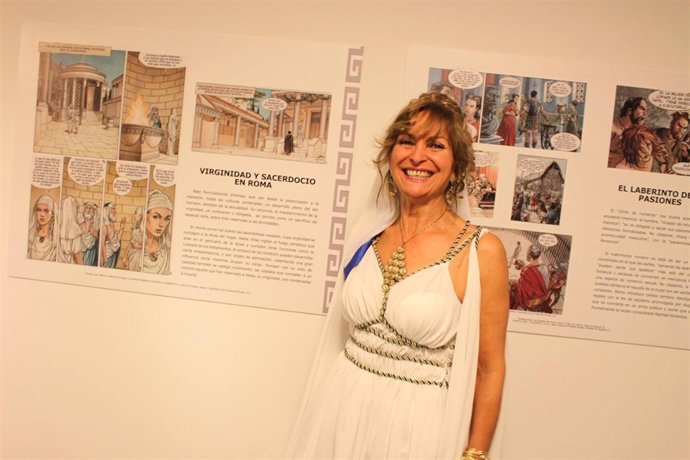 Imagen de la exposición ‘Mujeres de Roma a través del arte del cómic’