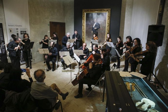 Alumnos de la escuela de música Joaquín Maya.