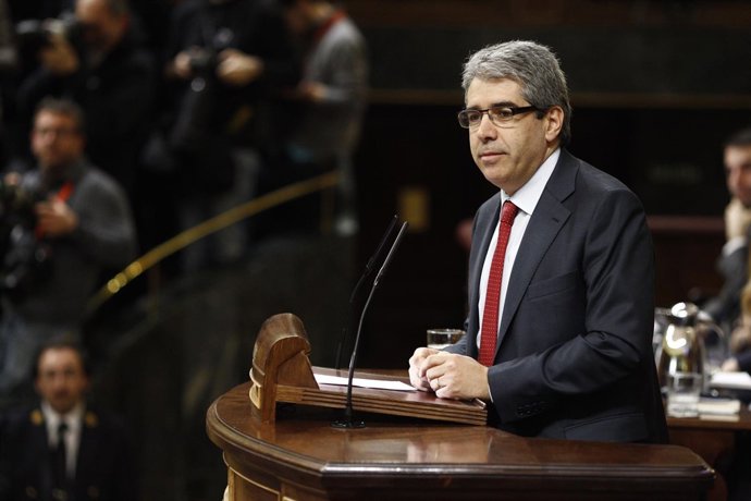 Francesc Homs en la sesión de investidura de Sánchez 