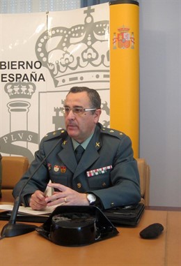 El jefe de la Comandacnia de la Guardia Civil de Jaén, Luis Ortega.