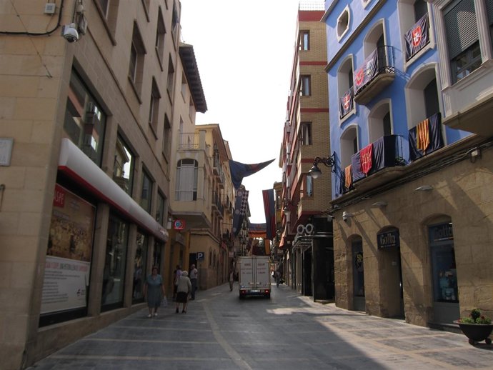 La localidad zaragozana de Caspe