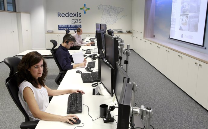 Centro de control de Redexis