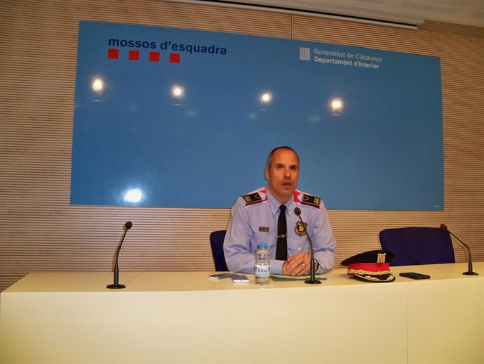 El intendente Xavier Porcuna, portavoz de los Mossos d'Esquadra  