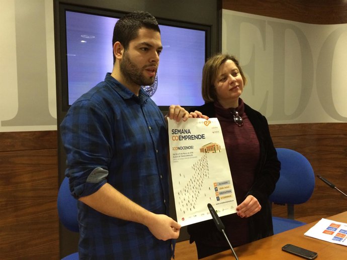 Taboada y Rosón, durante la presentación. 
