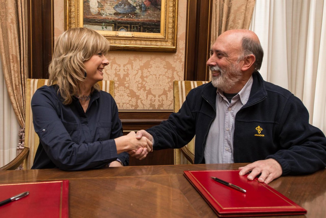 Ana Ollo y Francisco Etxeberria.