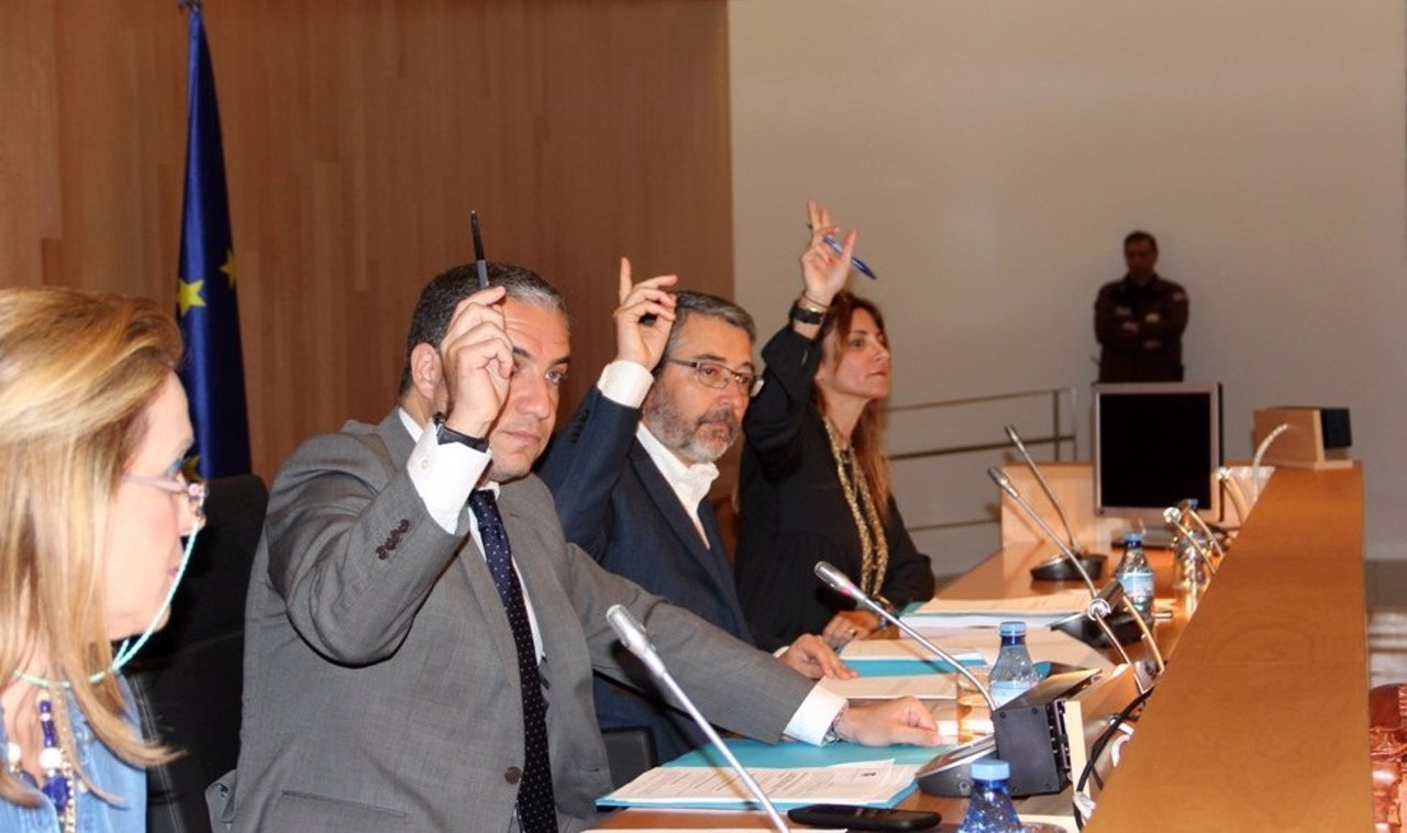 Elías Bendodo en el pleno de la Diputación marzo 2016