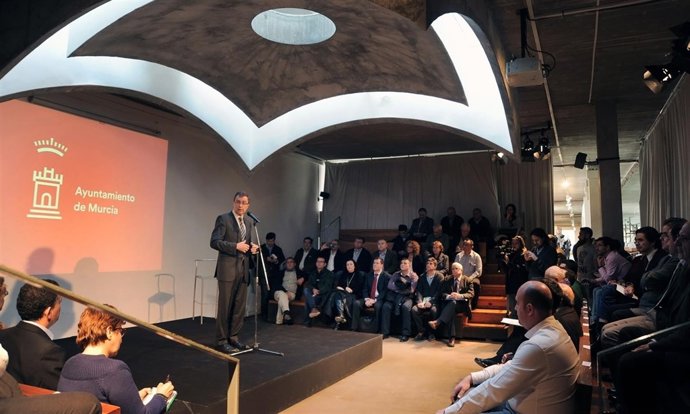 El alcalde de Murcia en la presentación