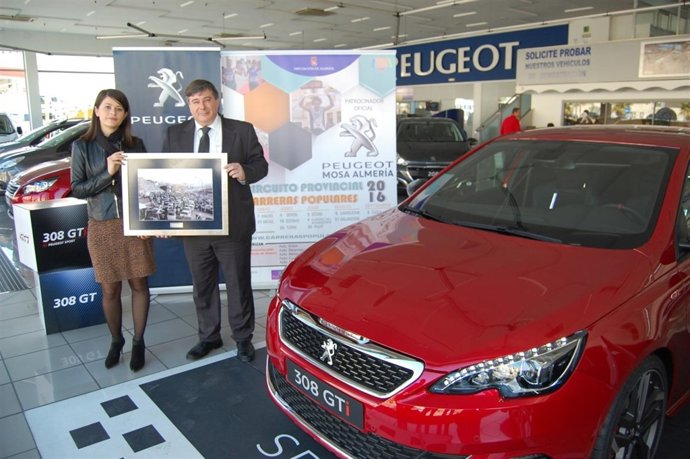 Mosa Peugeot , patrocinador del Circuito Provincial de Carreras Populares.