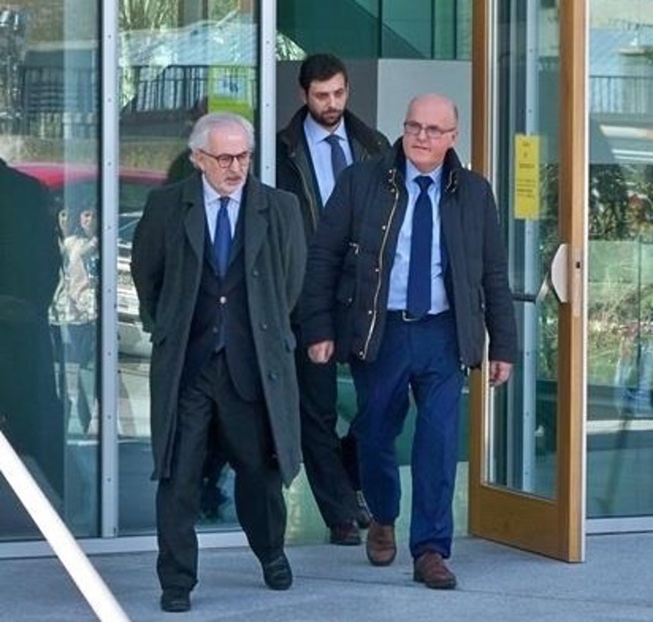 Manuel Baltar abandona los juzgados