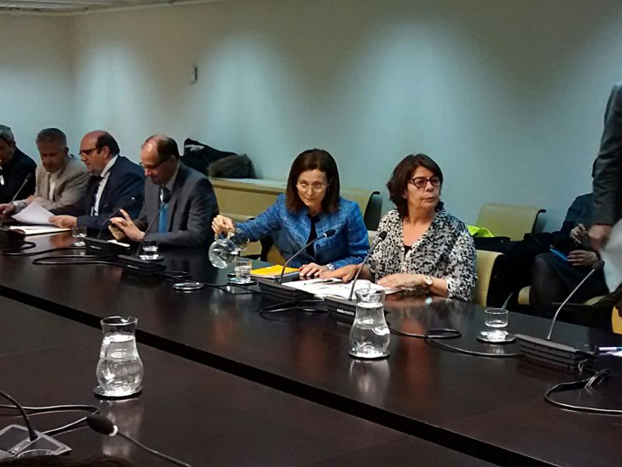 Sabanés durante la reunión