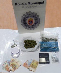 Imagen de lo encontrado por Policía Municipal.