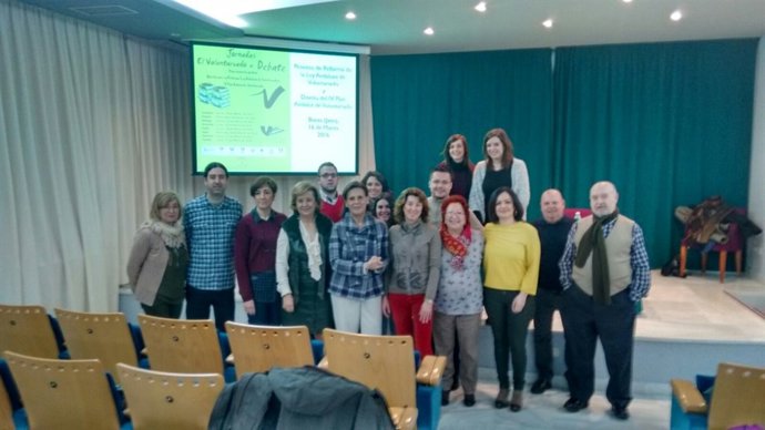 Encuentro sobre voluntariado .