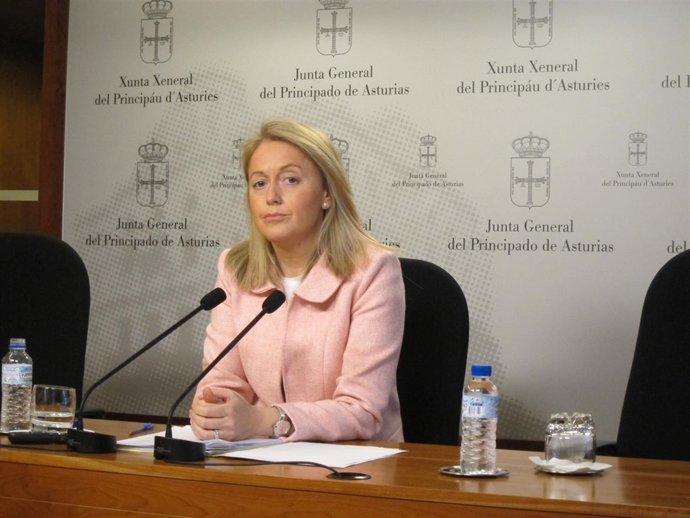 Cristina Coto en rueda de prensa. 