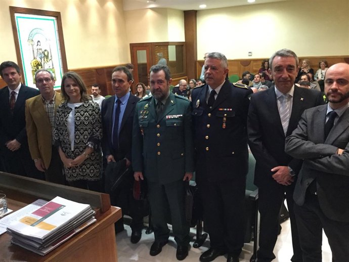 Inauguración de la jornada sobre la organización de pruebas deportivas.