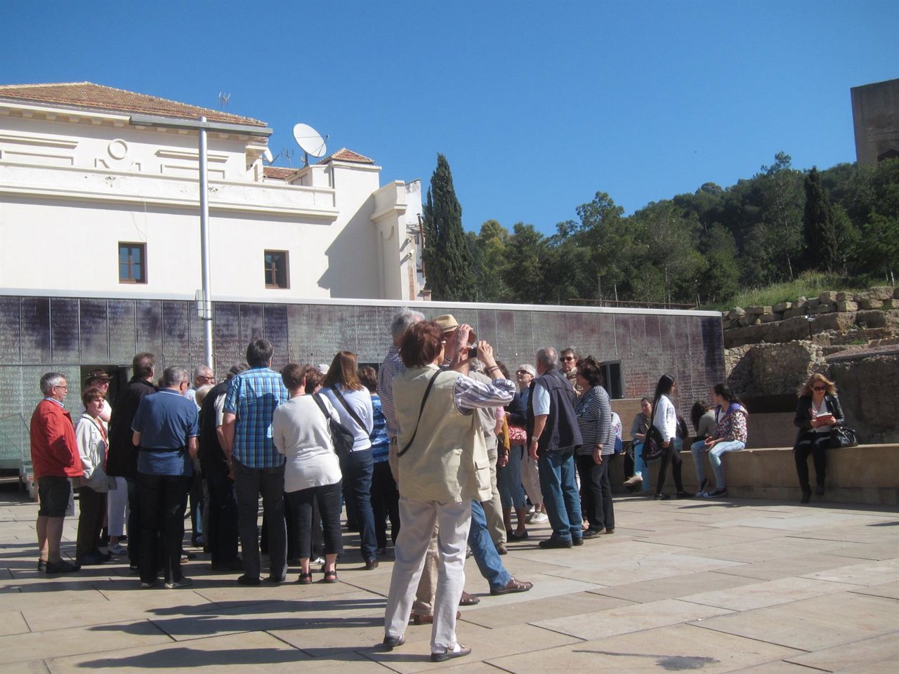 Turistas, Málaga, viajeros, turismo, extranjeros, centro, capital