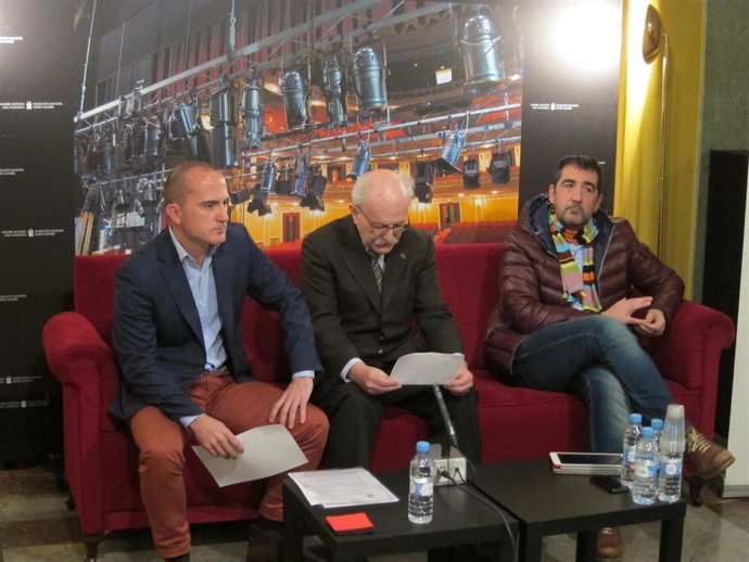 Eduardo Solano, Ignacio Moriones, Alfredo Erviti, de AGAO.