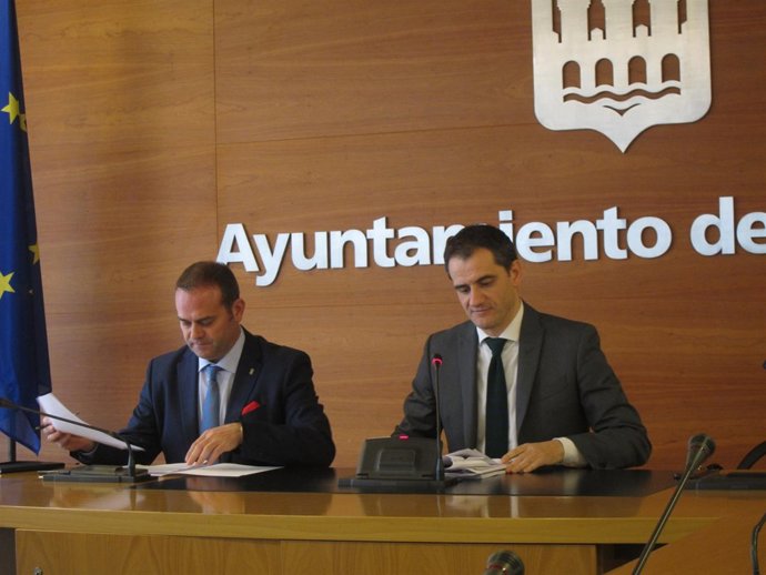 Sáinz e Iglesias, en la rueda de prensa