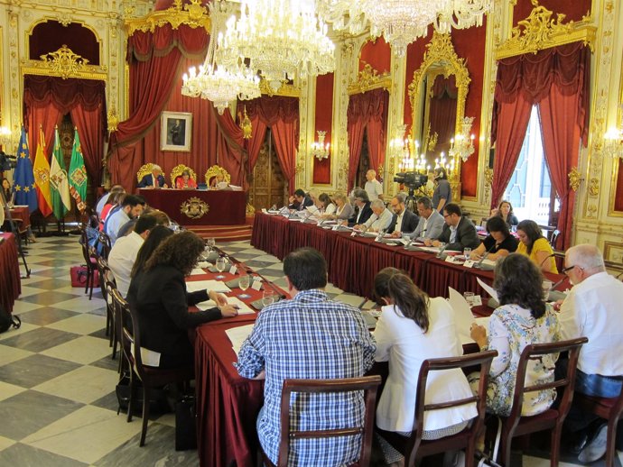 Salón de Plenos de la Diputación de Cádiz