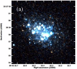 Imagen de AGC 198691 tomadas con el Hubble