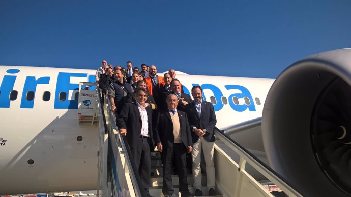 Primer 787 de Air Europa llega a Madrid