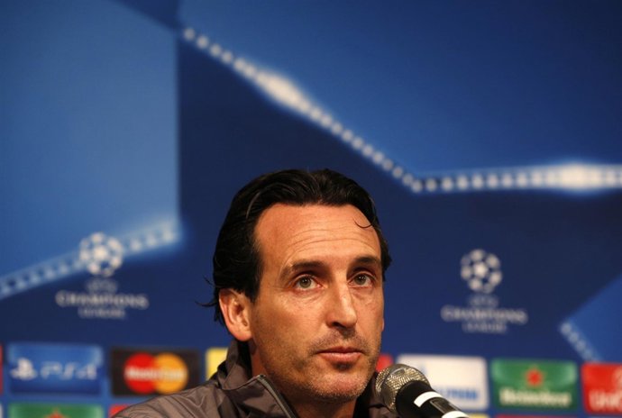 Unai Emery en rueda de prensa