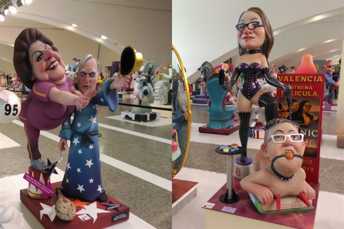 Oltra, Puig, Ribó, Barberá y exposición del Ninot en la Ciudad de las Artes