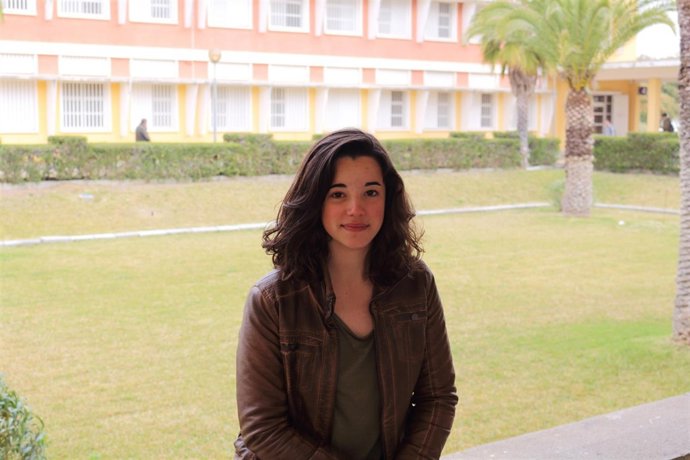 La candidata a delegada de estudiantes de la UPO, Irene Serrano
