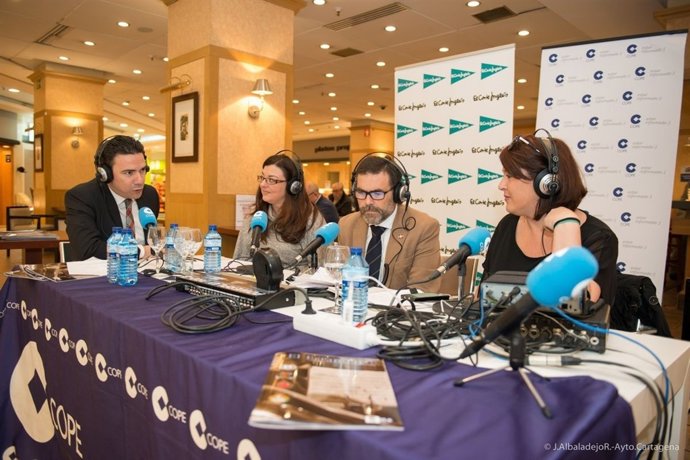 IMagen de la entrevista realizada al alcalde